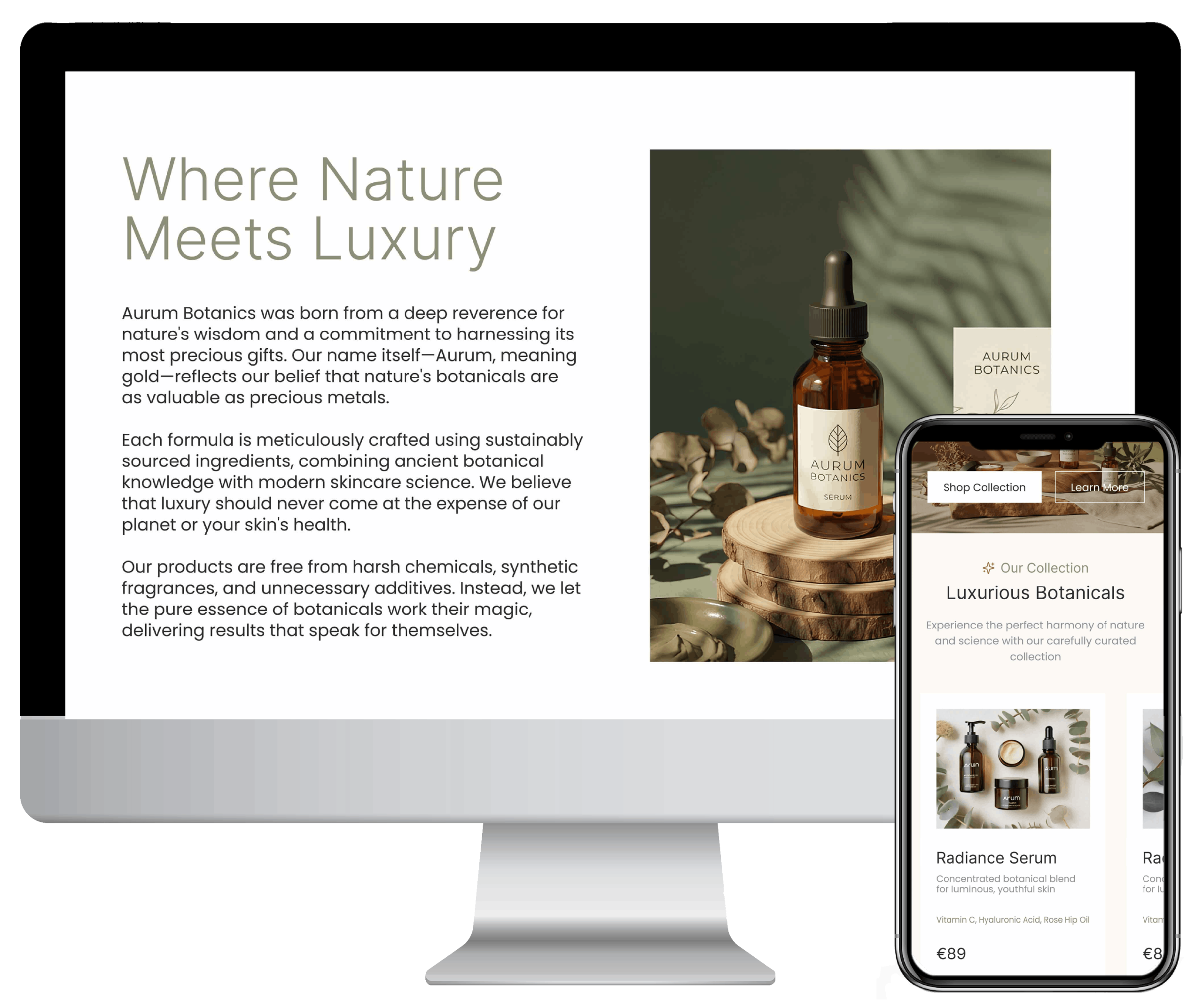 Aurum Botanics 2 Aurum Botanics desktop mobile scaled