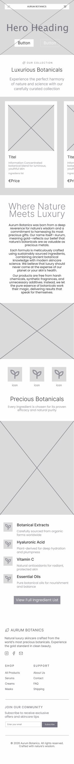 Aurum Botanics 9 Aurum Botanics iphone wireframe scaled